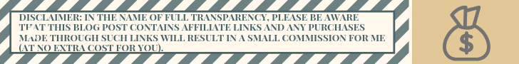 This blog contains affiliate links. By recommending them, I may make a commission at no cost to you.