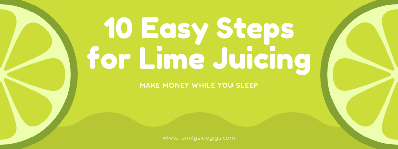 10 STEPS TO HARVEST AND JUICE YOUR FIRST LIME SCOOTER